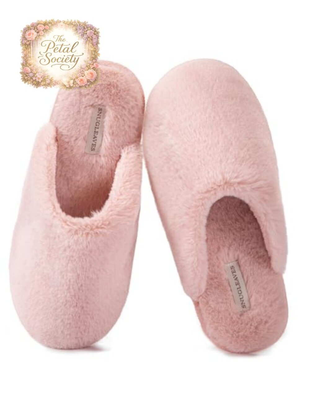 Fuzzy Memory Foam Slippers Faux Fur Mule House Shoes